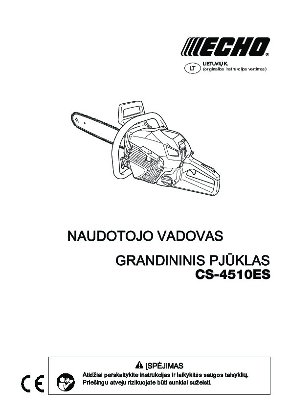 CS-4510ES operating manual LT